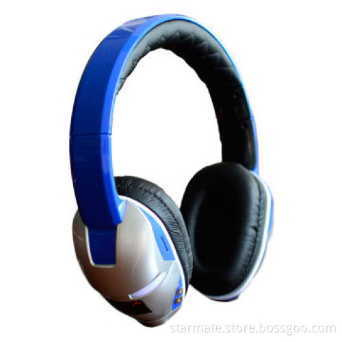 Wireless Headphones with FM Function, TF Card Slot